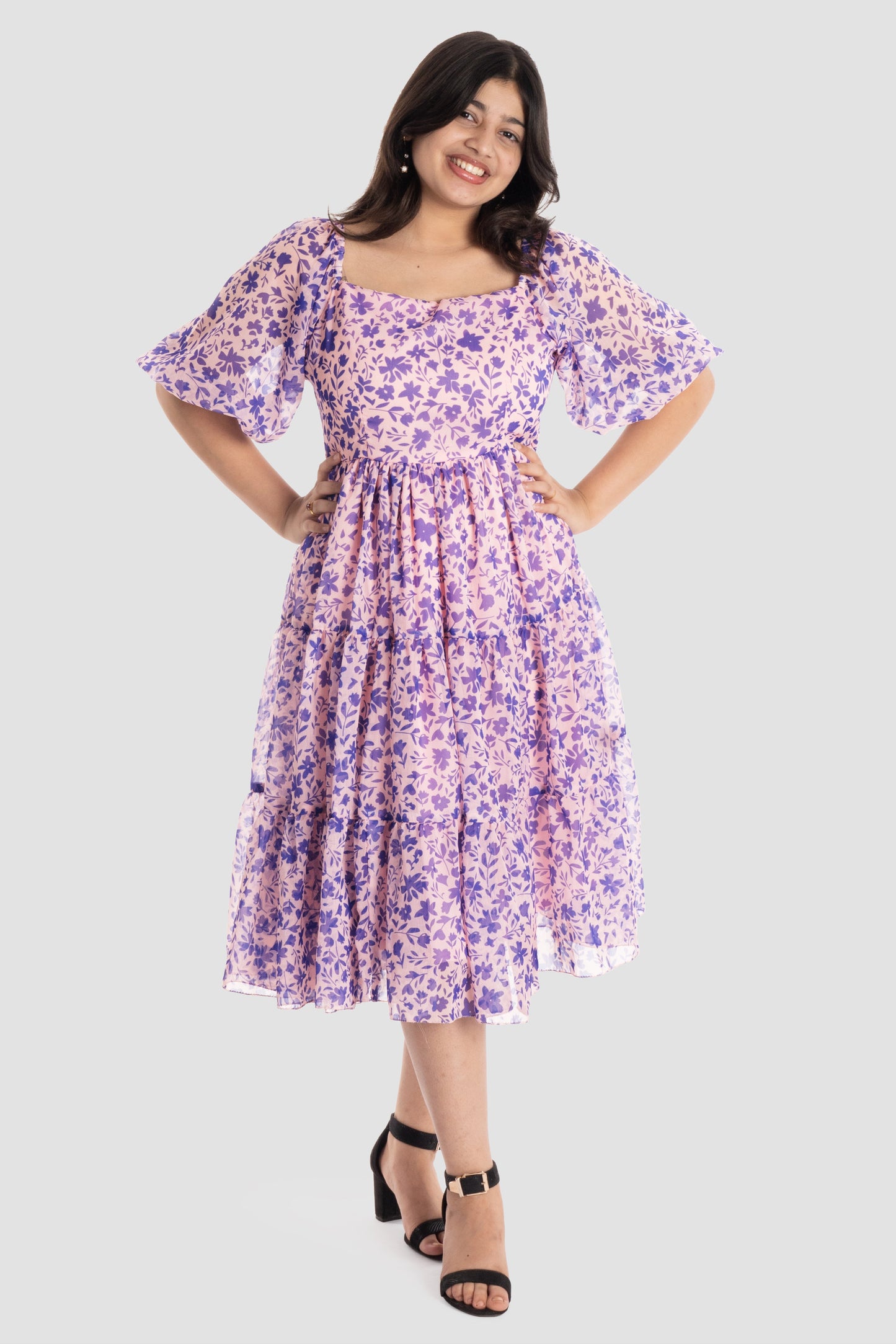 Sienna Tiered Midi Dress