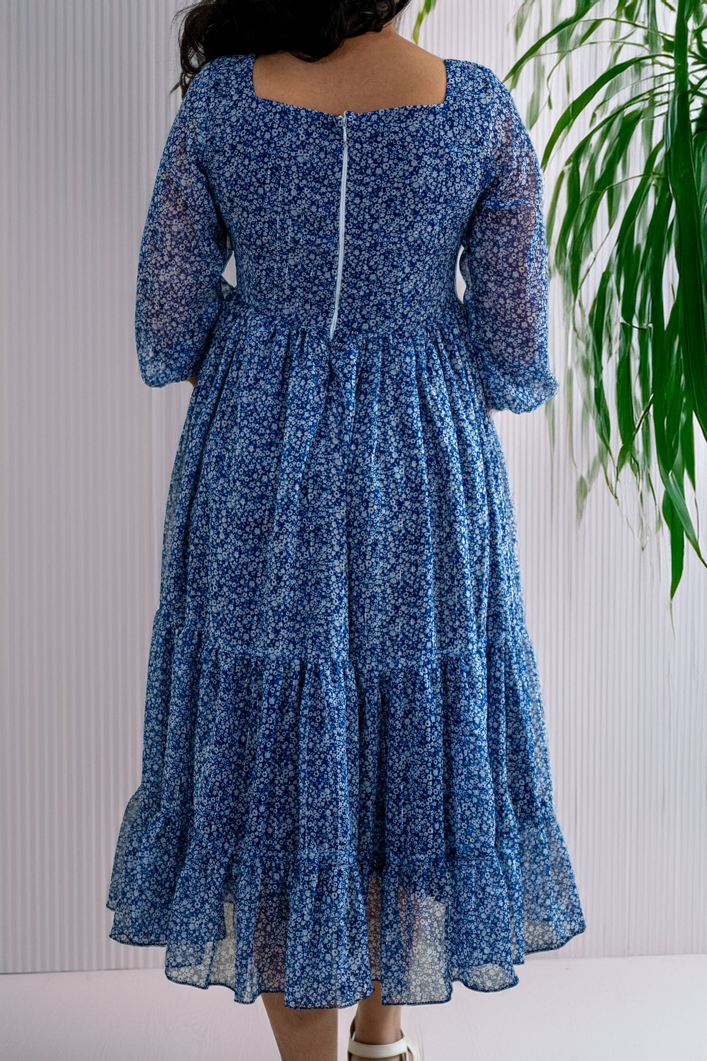The Mira Blue Dress