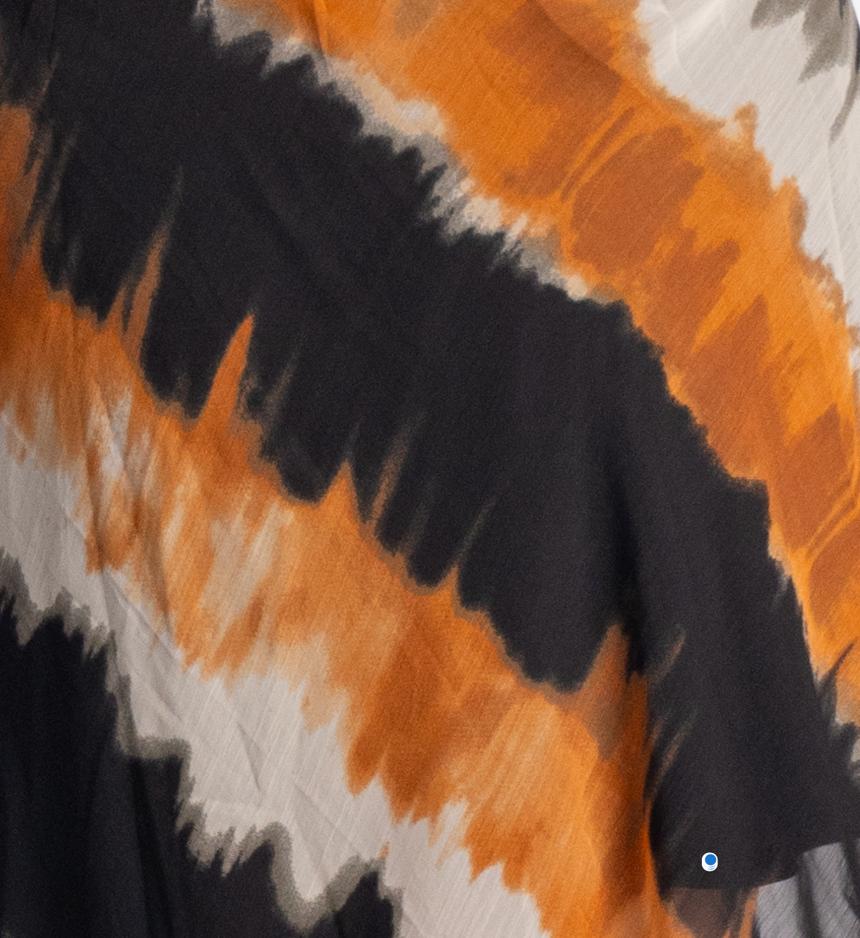 Printed asymmetrical dress