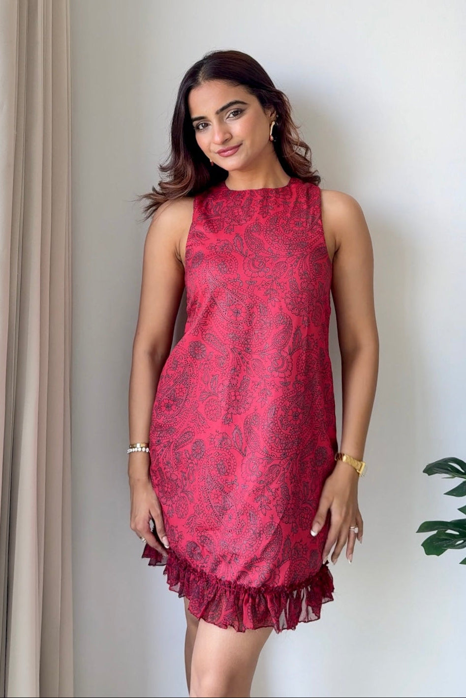 The Ruby Ruffle Dress