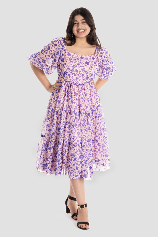 Sienna Tiered Midi Dress