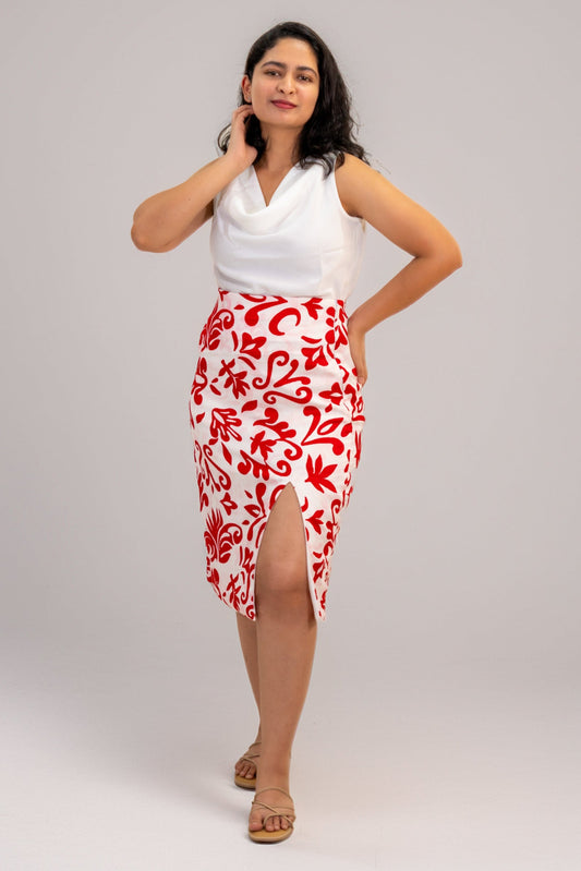 The Riviera Satin Skirt