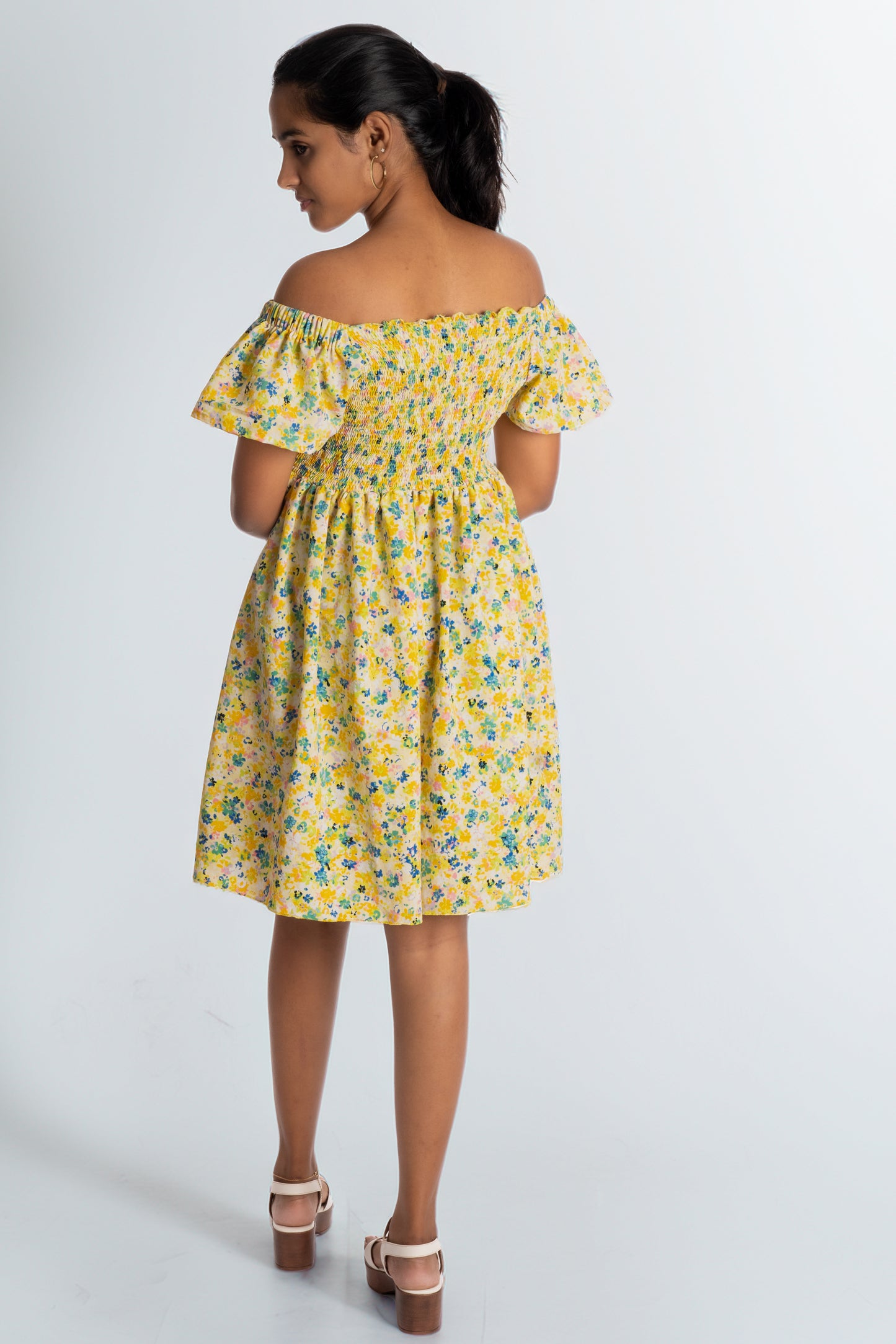 Sunny Bloom Smocked Dress
